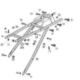 SUBFRAME GASGAS 00-06