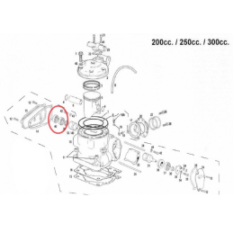 CUSCINETTO VALV. SX 200-250-300 2T