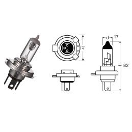 LAMPADINA H4 35W