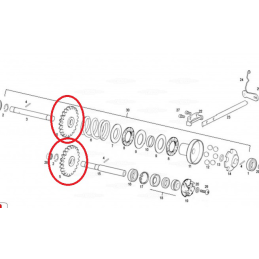 WATER PUMP PINION GASGAS 125