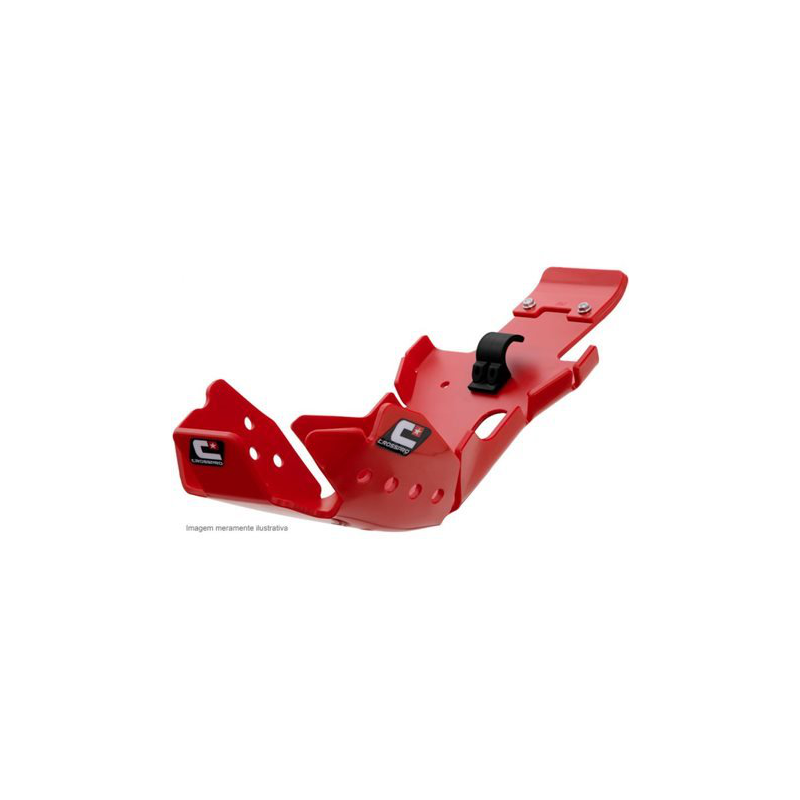 RED CROSSPRO SKID PLATE  RIEJU MR 20-22