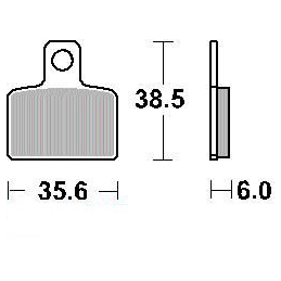 REAR BRAKE PADS TXT PRO