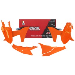 RACETECH 5PZ ORANGE PLASTIC...