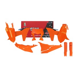 RACETECH 7PZ ORANGE PLASTIC...