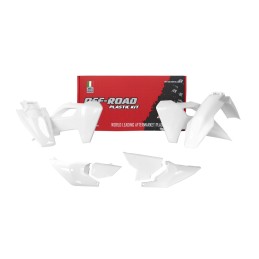 RACETECH 6PZ WHITE PLASTIC...